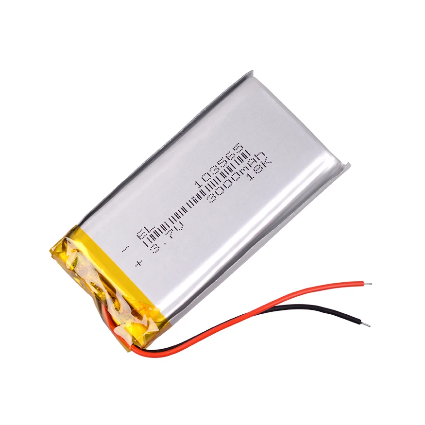 

103565 3000mAh 10pcs/Lot 3.7v lithium Li ion polymer rechargeable battery For DIY mobile emergency power charging treasure