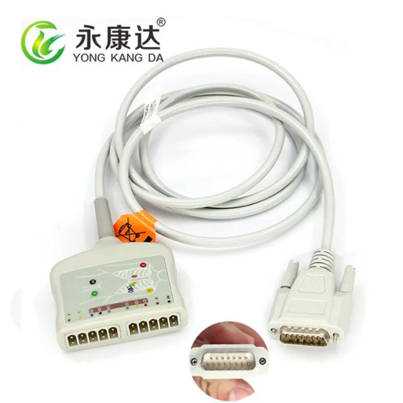 

for Nihon Kohden EKG trunk cable with 15pin medical TPU