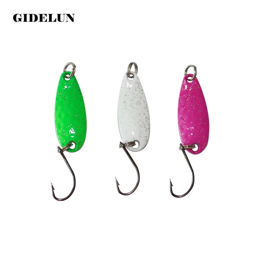 Nowa przynęta wędkarska 2.9cm 4g metalowe przynęty przynęta na łyżkę swimbait sztuczna przynęta na ryby miedzi metalowa przynęta japonia