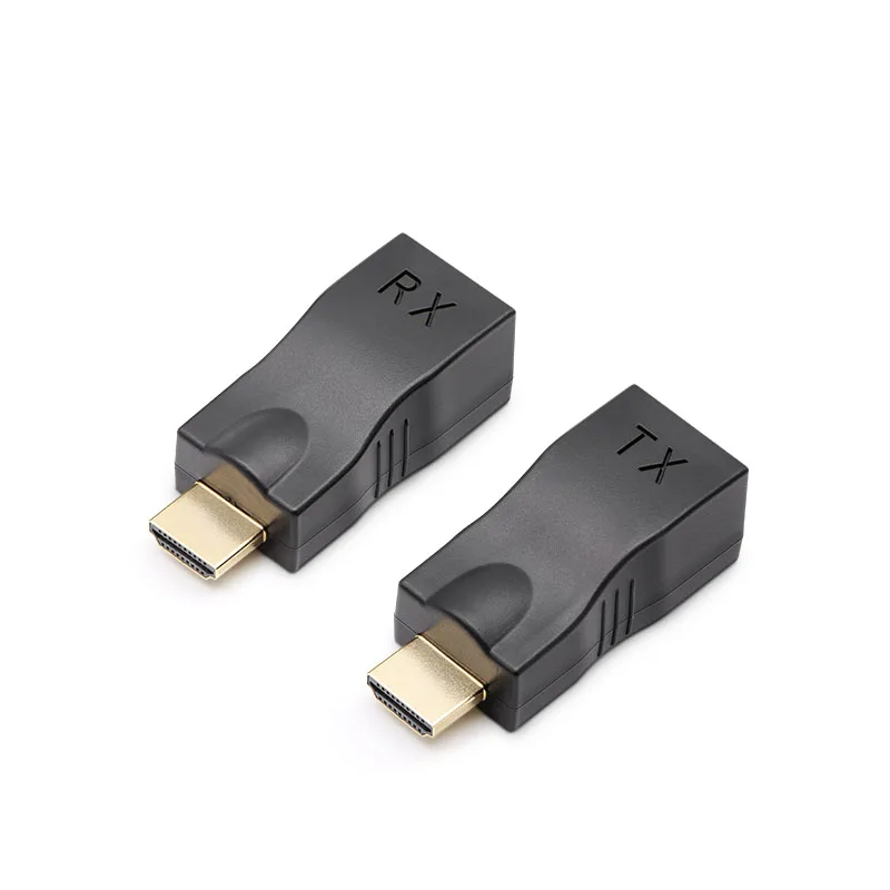 HDMI extender 30 meters, single-wire transfer hdmi, high-definition network, rj45 signal amplifier transmitter 4K