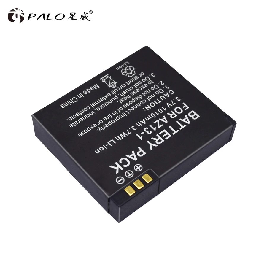 PALO AZ13-1 AZ camera battery 1010mah 3.7v li ion digital camera bateria batterias for xiaomi-xiaoyi sport camera