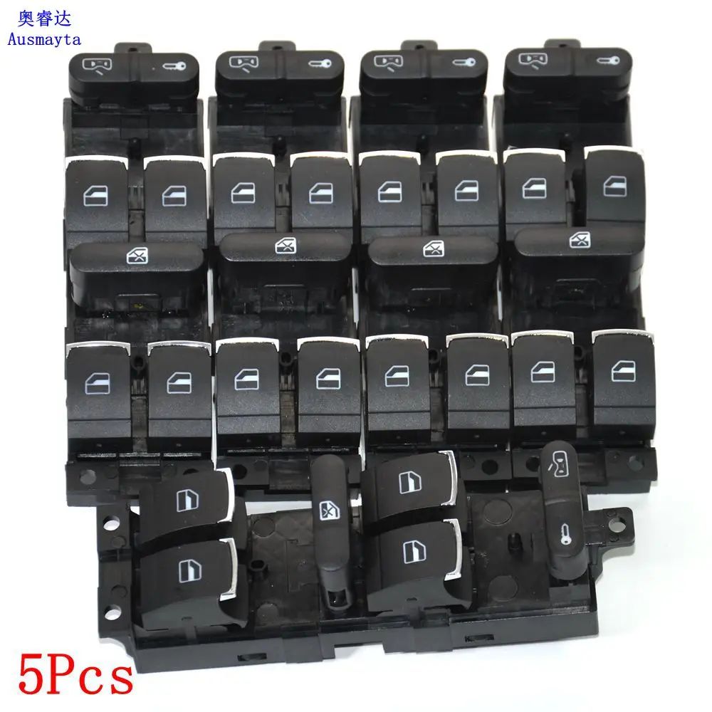 

5 Pcs vw Original car Master Window Switch Control Panel Fit for Golf 4 MK4 Bora Passt B5 3BD959857 3BD 959 857