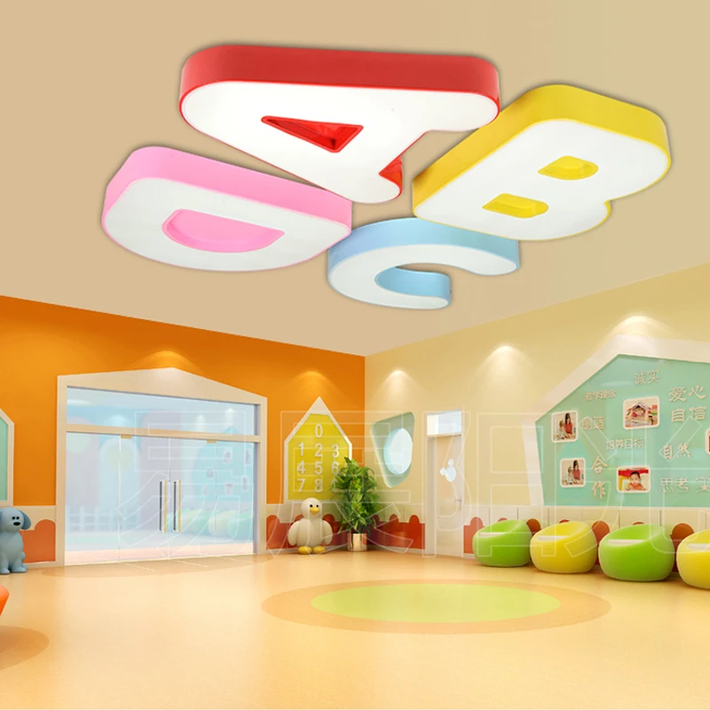 Children's room ceiling lamp nursery school classroom led eye lamp playground ceiling light modern hotel living room led lights