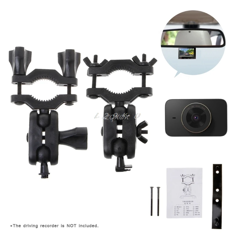 Car Rearview Mirror Driving Recorder Bracket Holder for Mijia DVR Mount for Mi 360 Degree Rotating Support Holder