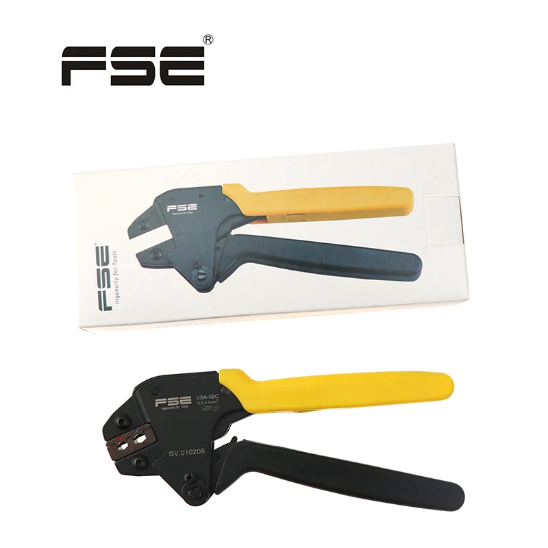 FSE Crimping Hand Tool Pliers Wire Crimper Tools VSA-02C Multifuncional 20-13AWG Electricista Crimp Range 0.5-2.5mm