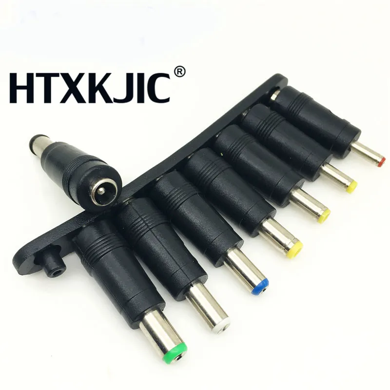 

50pcs High-quality new DC Power Jack 5.5 x 2.1mm Female To 6.3 6.0 5.5 4.8 4.0 3.5 2.5 2.1 1.7 1.35 Male Plug AQJG