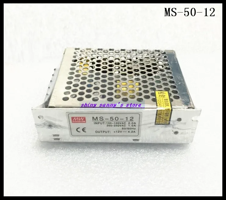 1Pcs MS-50-12 50W 12V 4.2A AC to DC Converter Small Volume Single Output Switching Power Supply Brand New