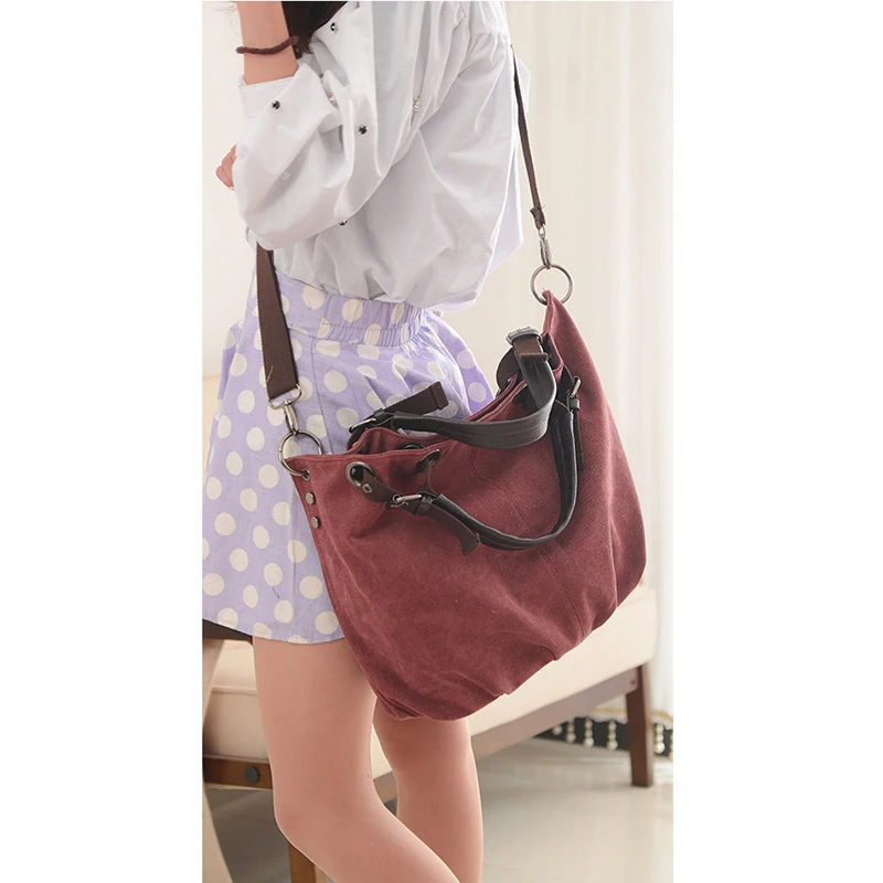 Fashion Casual Designer women Shoulder Bags Solid Large Handbag Female Crossbody Bag Women bag Canvas Tote bolsa feminina