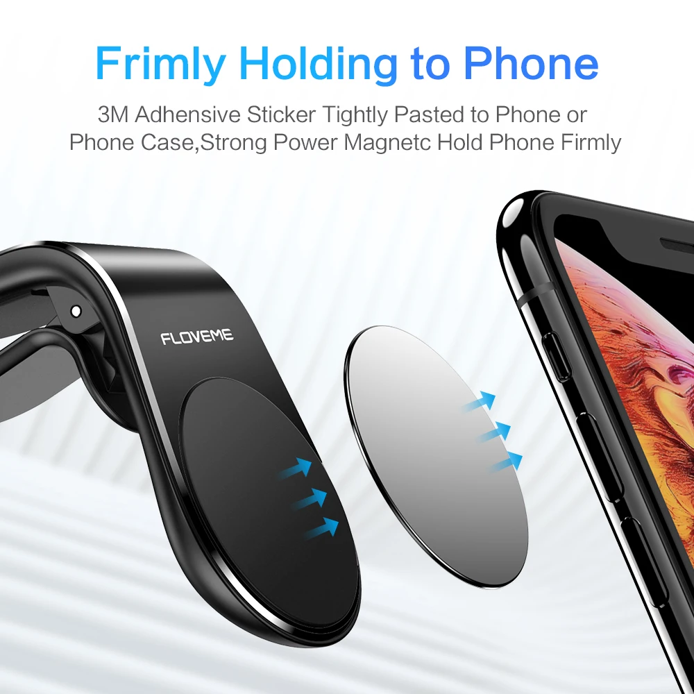 FLOVEME Pemegang Telepon Mobil Magnetik Di Dalam Ventilasi Udara Mobil Dudukan Penyangga Ponsel Magnet untuk Aksesori Ponsel iPhone 12 11