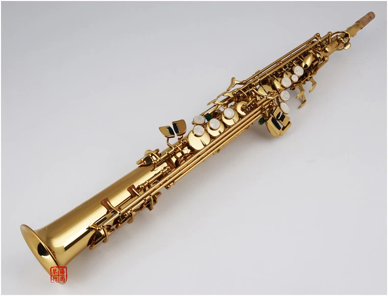 

Germany Keilwerth ST90 Soprano Straight Tube Saxophone Brass Gold Lacquer B Tune Sax With Mouthpiece Professional Instrument