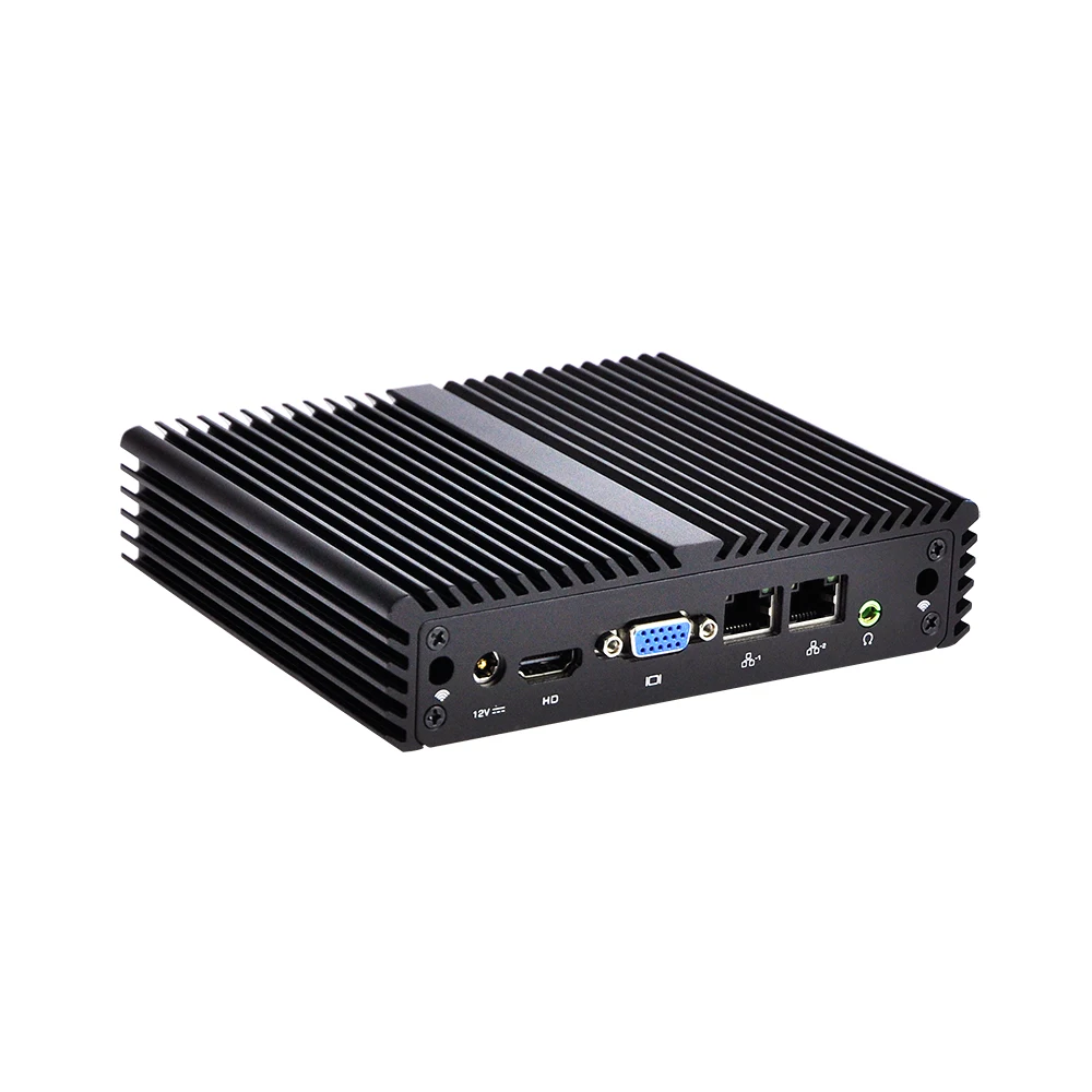 Imagem -04 - Kansung Baytrail Intel Quad Core J1900 Mini pc Gigabit Lan Industrial Fanless pc Computador Desktop Ubuntu Windows