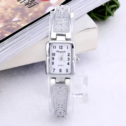 Reloj de plata de lujo relojes de pulsera de mujer relojes de mujer reloj de mujer