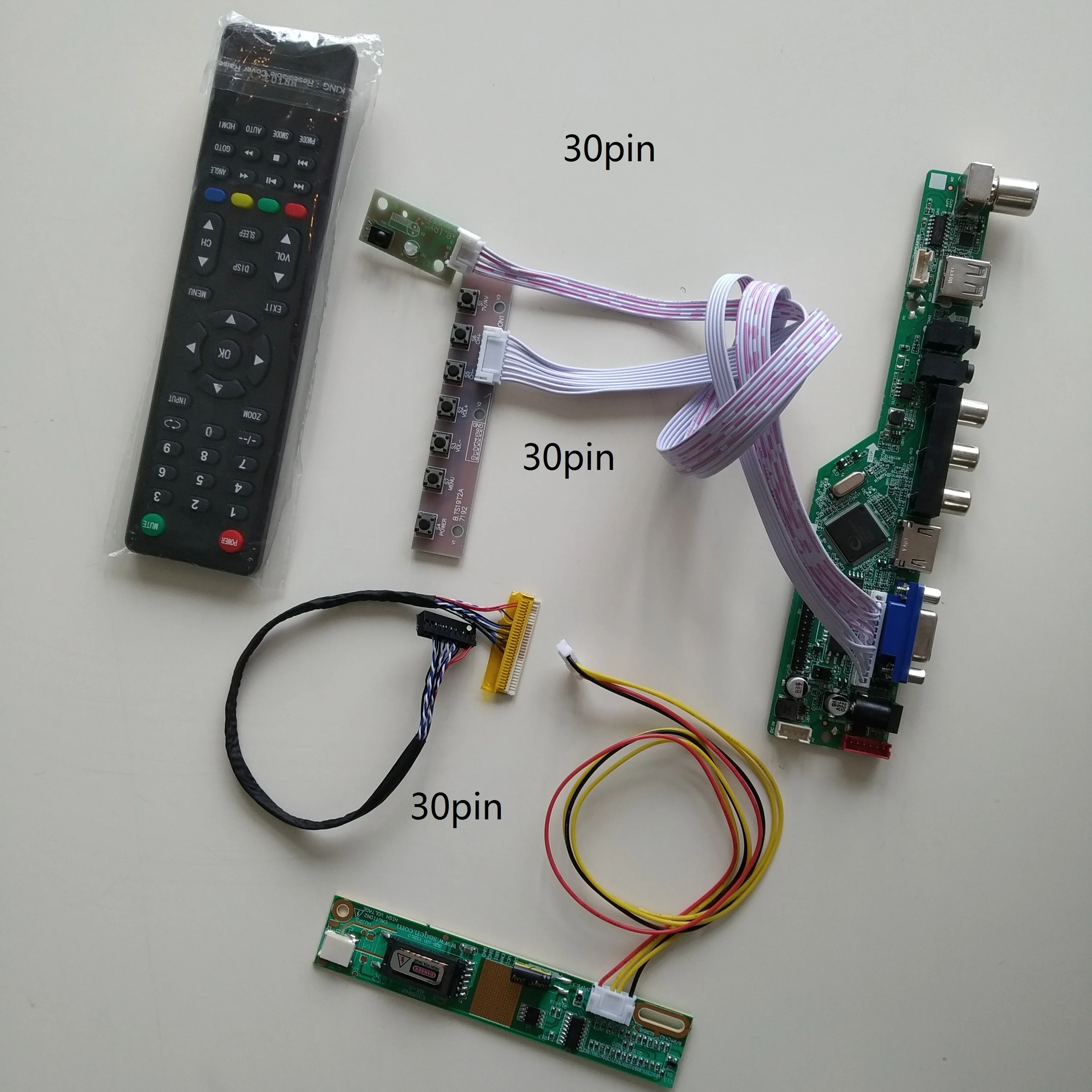 Imagem -01 - Kit para Ltn154x3-l01 L02 L03 L04 L05 L06 L09 L0a L0b L0c L0d 1280x800 Painel Vga av Áudio Lcd tv Placa de Driver Controlador Hdmi kit para ltn154x3 l01 l02 l03 l04 l05 l06 l09 l0a l0b l0c l0d 1280x800 painel vga av audio lcd tv placa de driver controlador hdmi 01