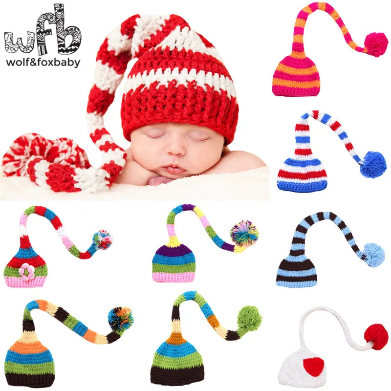 

Retail baby cap striped Knitted woolen Wizard cap fashion baby children infant kids spring autumn fall winter