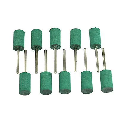 Head Diameter 4/5/6/8/10/12MM Cylindrical Grinding Bit Polisher Mounted Point Shank Diameter 3MM 10 Pcs