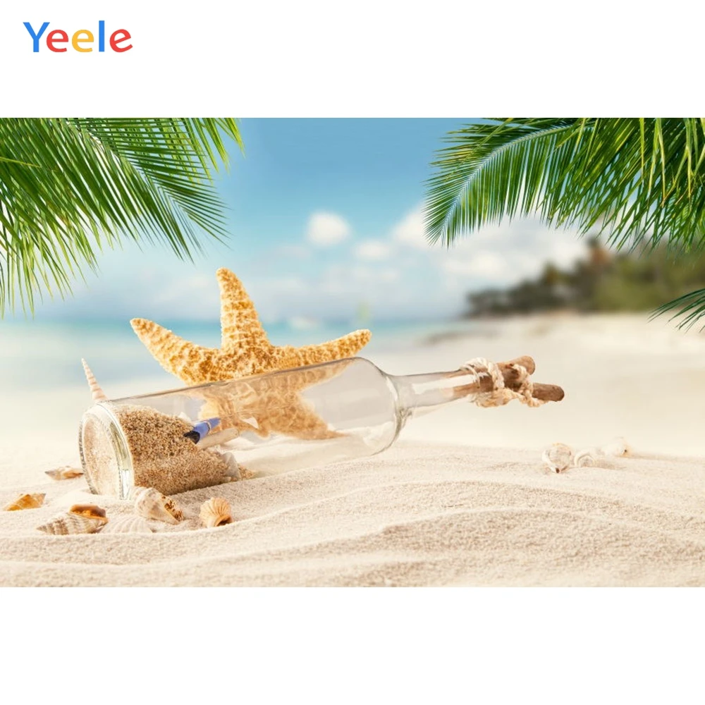 Yeele Photography Backgrounds Drifting Battle Starfish Backdrop Summer Beach Portrait Photographic Backdrops For Photo Studio