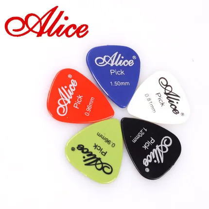 Alice – plectre de guitare en ABS lisse, calibre 0.58mm/0.71mm/0.81mm/0.96mm/1.20mm/1.50mm