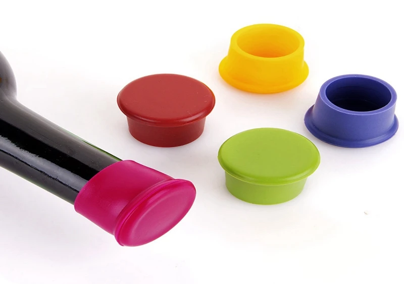 

500pcs/lot Fast shipping Silicone Fresh Beer Bottle Stopper Cruet Of Wine Cork Stopper Bottle Cap Flip Top Lid Seal Cork