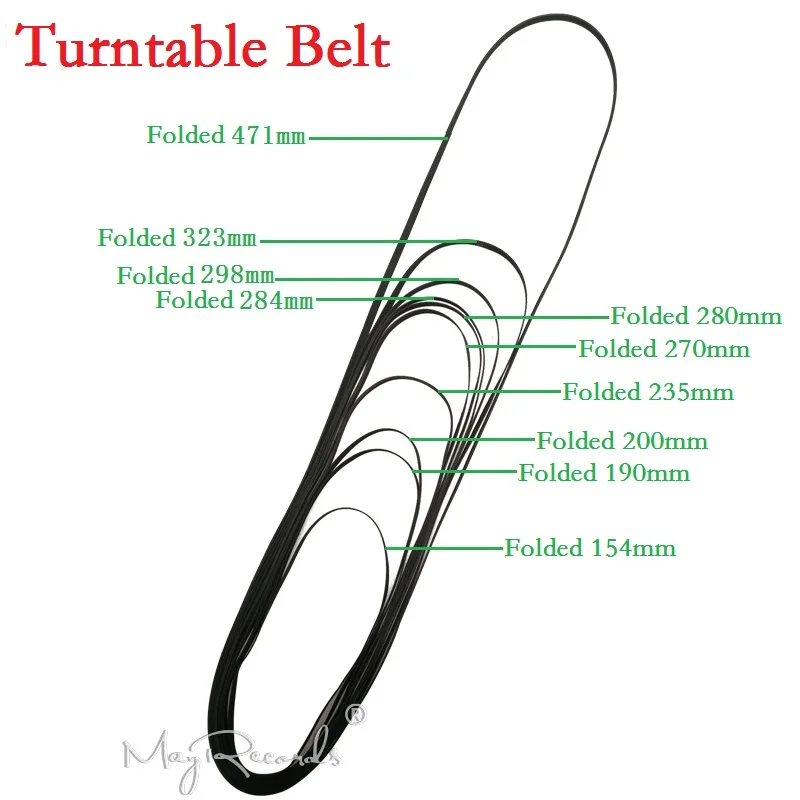 1 pz cintura in gomma di alta qualità sostituire giradischi Phono Tape CD Plattenspieler cinghia di trasmissione