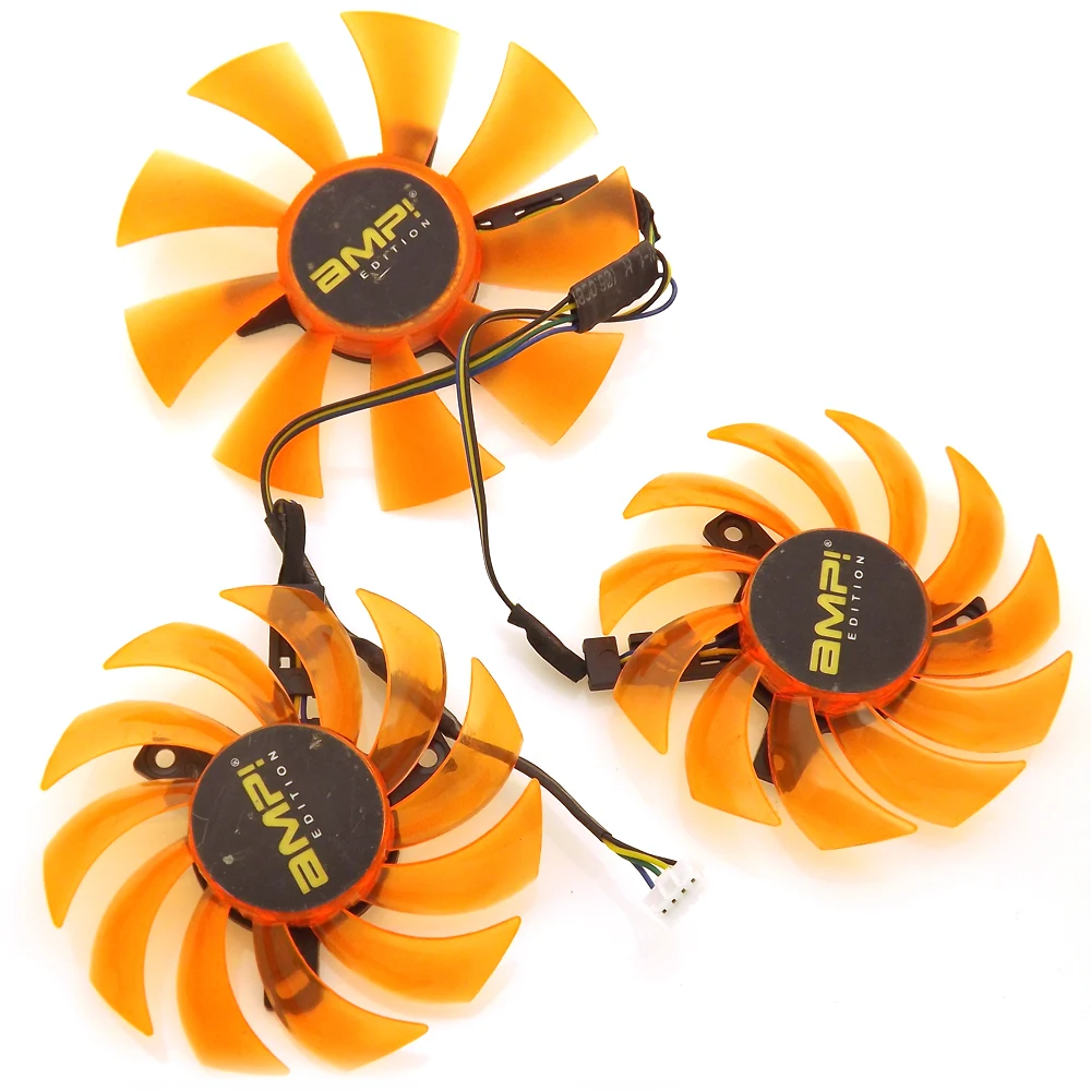 3pcs/lot GA91S2H GA81S2U 12V 4Wire 4Pin For ZOTAC GTX770 AMP+ GTX780 AMP Graphics Card Cooling Fan