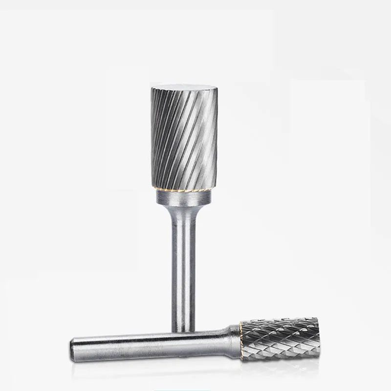 6mm Shank HSS di Taglio Burr Bits Per Dremel Utensile Rotante In Metallo Router Lavorazione Del Legno di Rettifica Ad Alta Velocità Cutter Taglio Singolo frese