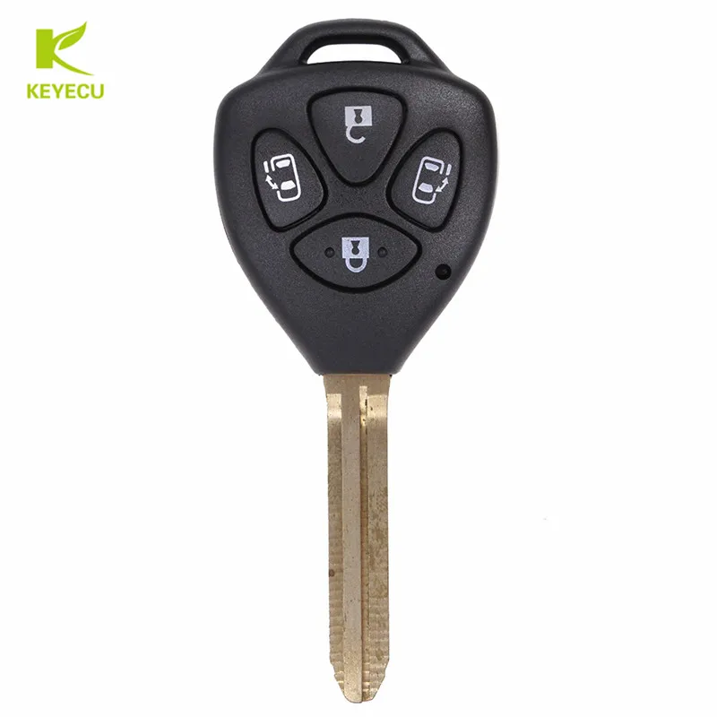 KEYECU Replacement Remote Key Fob 4 Button 314.3MHz With 4D67 Chip for Toyota Noah Voxy Estima Alphard 2001 2002 2003 2004