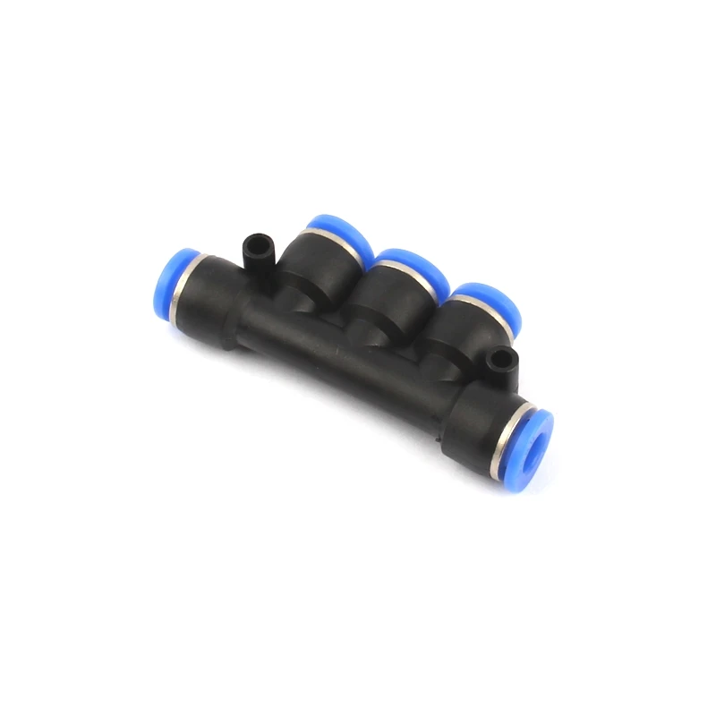 30pcs Inner Diameter 6mm/8mm Plastic Pneumatic Fitting Garden Water Pipe Five-Way Connector