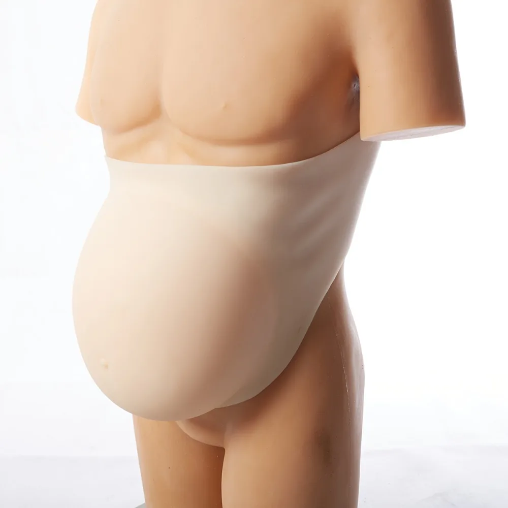 

7900g super big fake pregnant belly realistic silicone stomach tummy twins 8~10 month silicone False pregnancy