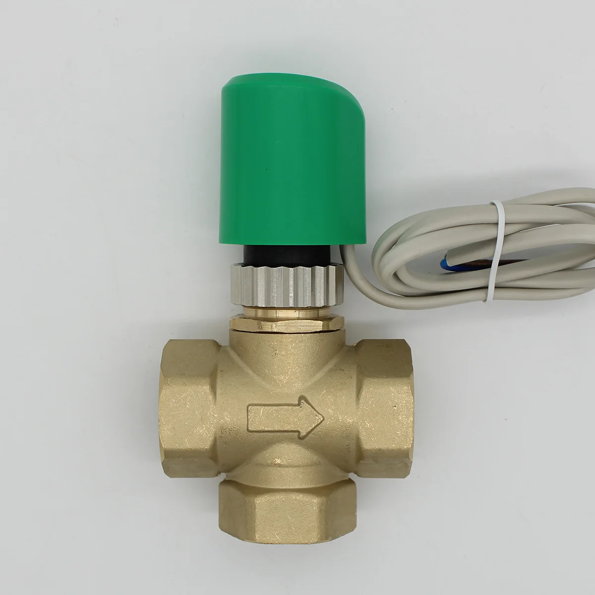 Imagem -05 - Válvula Way Não nc 230v 24v Aberto Normalmente Atuador Térmico Elétrico para Radiador Inferior M28x1.5 Dn20 Dn25