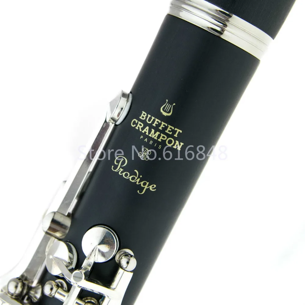 Brand Buffet Crampon Prodige Bb Clarinet 17 Keys B Flat Musical Instruments High Qualiey Bakelite Tube Nickel Plated Clarinet