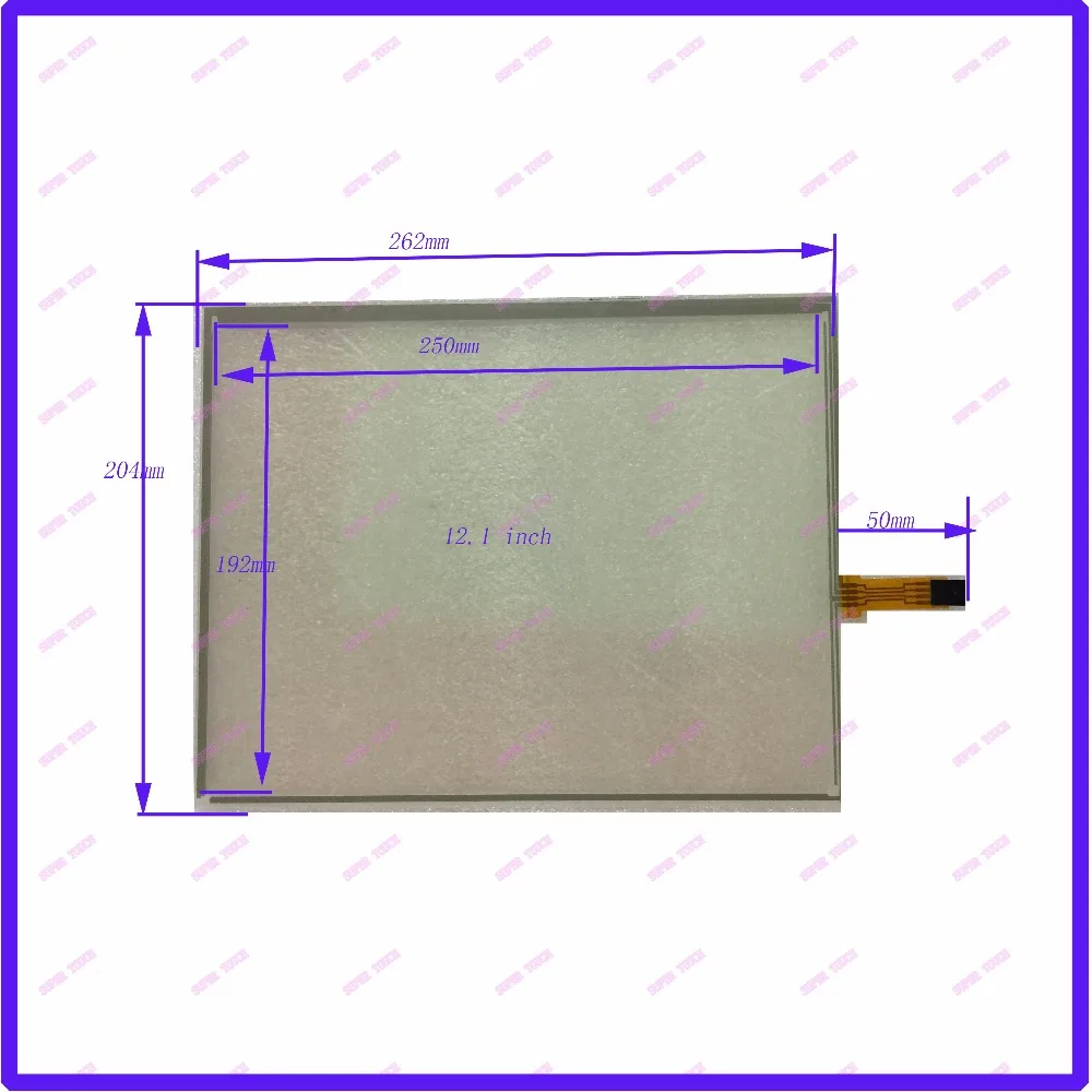 

original new 12.1'' inch touch screen four-wire resistance industrial computer medical equipment 4: 3 shelf life 262 * 204