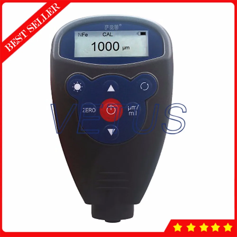 WH-81 Magnetic Coating Thickness Gauge Meter with 0-1250um range F-type probe digital rubber paint tester