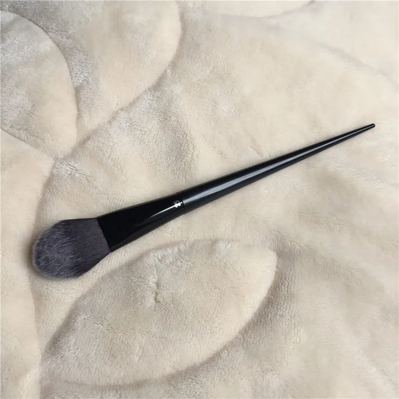 BLACK Precision Powder Makeup Brush #25 - Tapered Fluffy Blusher Highlighter Cheek Beauty Cosmetics Blender Tools