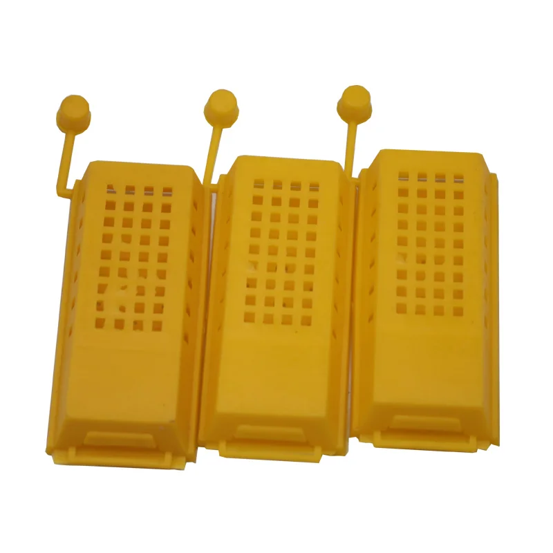 

100pcs Beekeeping Equipment Tools Beekeeper Apiculture Professional Transport Plastic Bee Cages Box for Bees Queen Bee Isolation