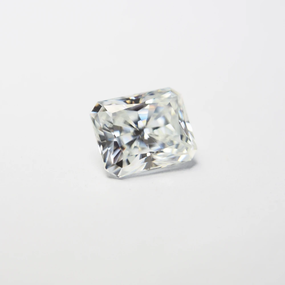 6*8mm Radiant Cut 1.67 carat White Moissanite Stone Loose Moissanite Diamond for Wedding Ring