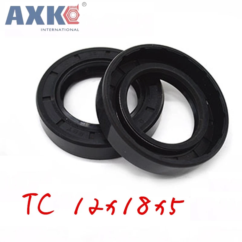 

10pcs AXK 12x18x5 KC12x18x5 NBR Skeleton Oil Seal 12x18x5 Seals AXK high-quality Seals 12*18*5 Radial shaft seals