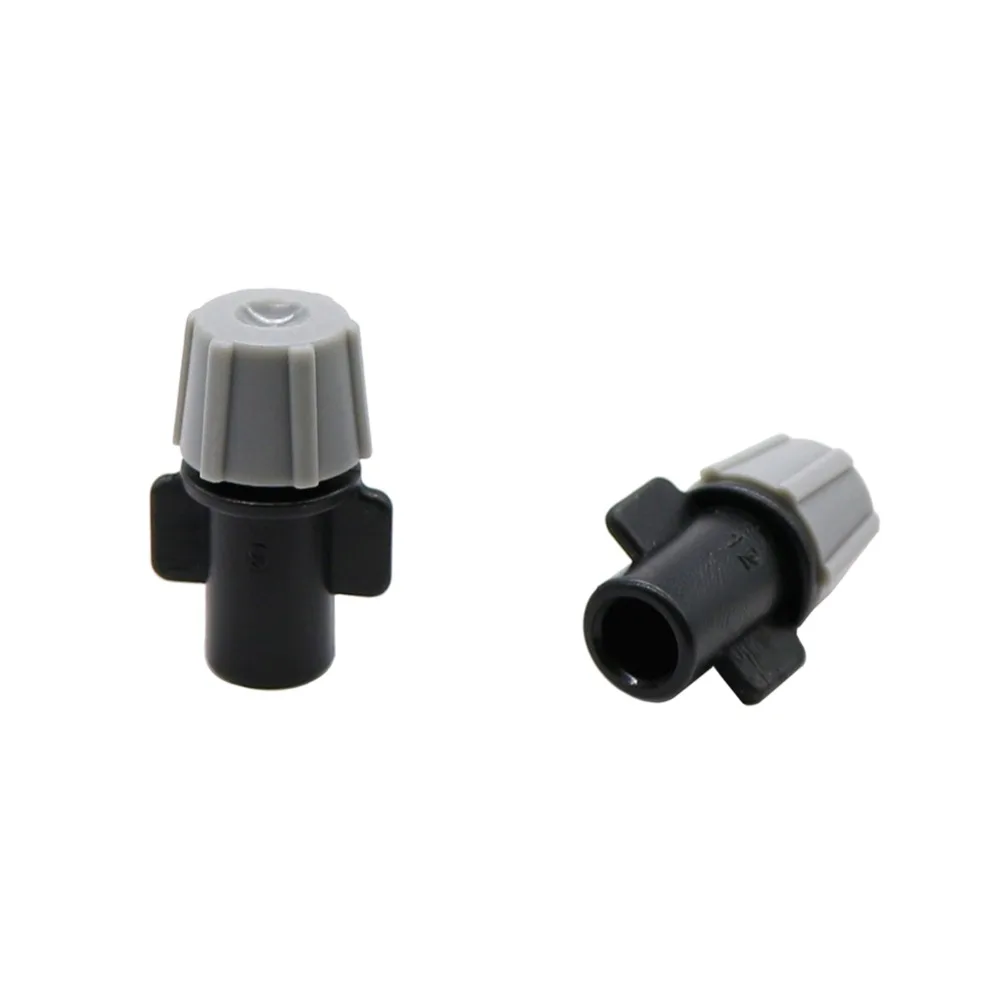 Gray Mist Nozzle Agriculture Irrigation system Spray nozzle Greenhouse Micro irrigation Water spray with 6 mm Interface 20 Pcs