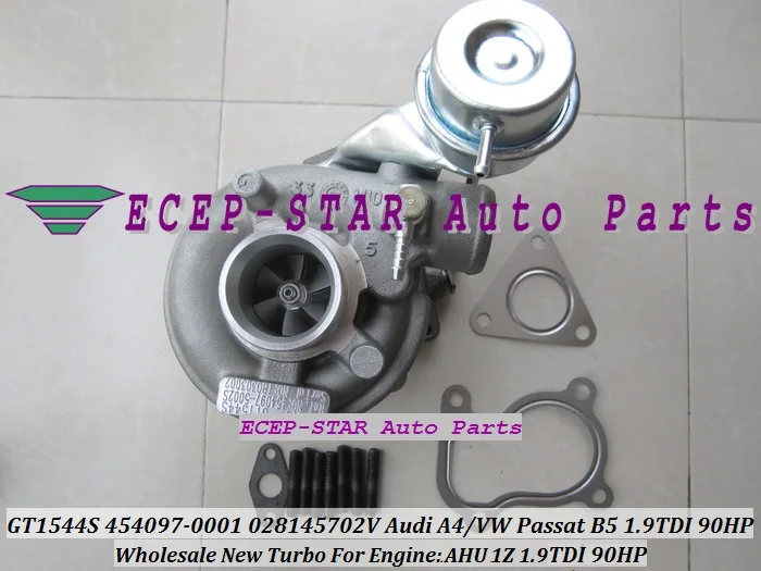 Free Ship GT1544S 454097-5002S 454097-0001 028145702 454097 Turbo Turbocharger For AUDI A4 95- For VW Passat B5 96- AHU 1Z 1.9L