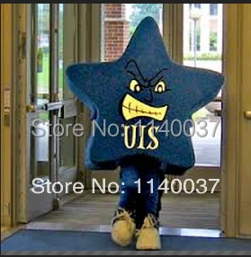 mascot blue star mascot costume custom fancy dress cosplay Cartoon mascotte costume carnival costume fancy Costume