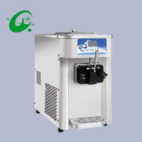 Máquina de fazer sorvete macio de 20l/h, mini máquina de sorvete com 3 sabores de l, sorvete de servir macio com ce