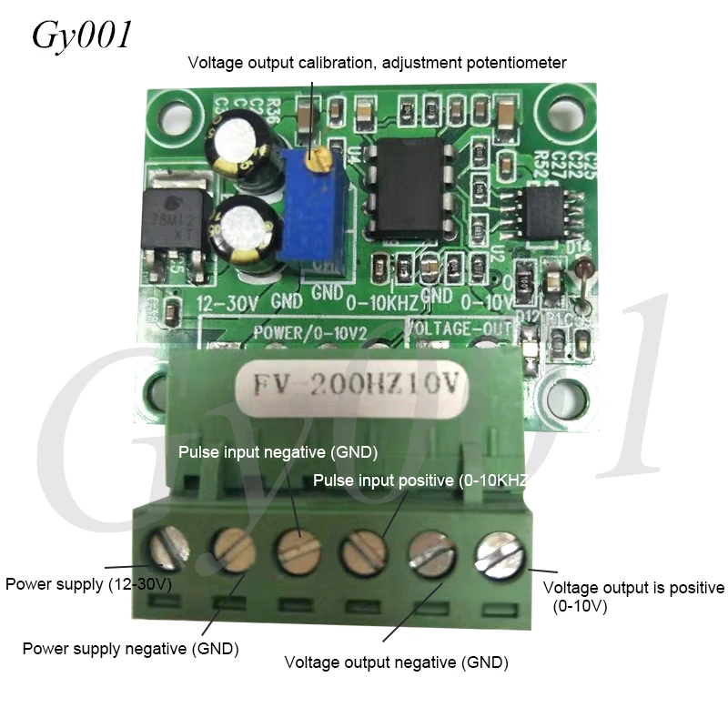 F/V Conversion Module Frequency Conversion to 0-10V/5V Voltage Digital Converter Analog Frequency Converter Module