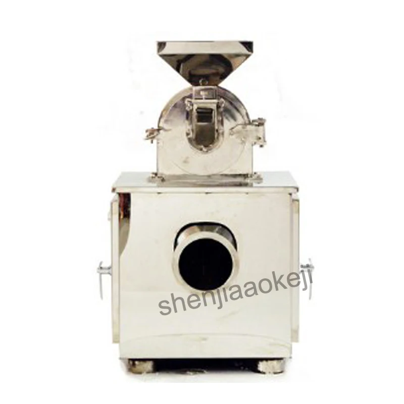 

stainless steel grinding machine 10-60kg/h crusher high speed pulverizer Raw material grinder machine 2200W 1PC