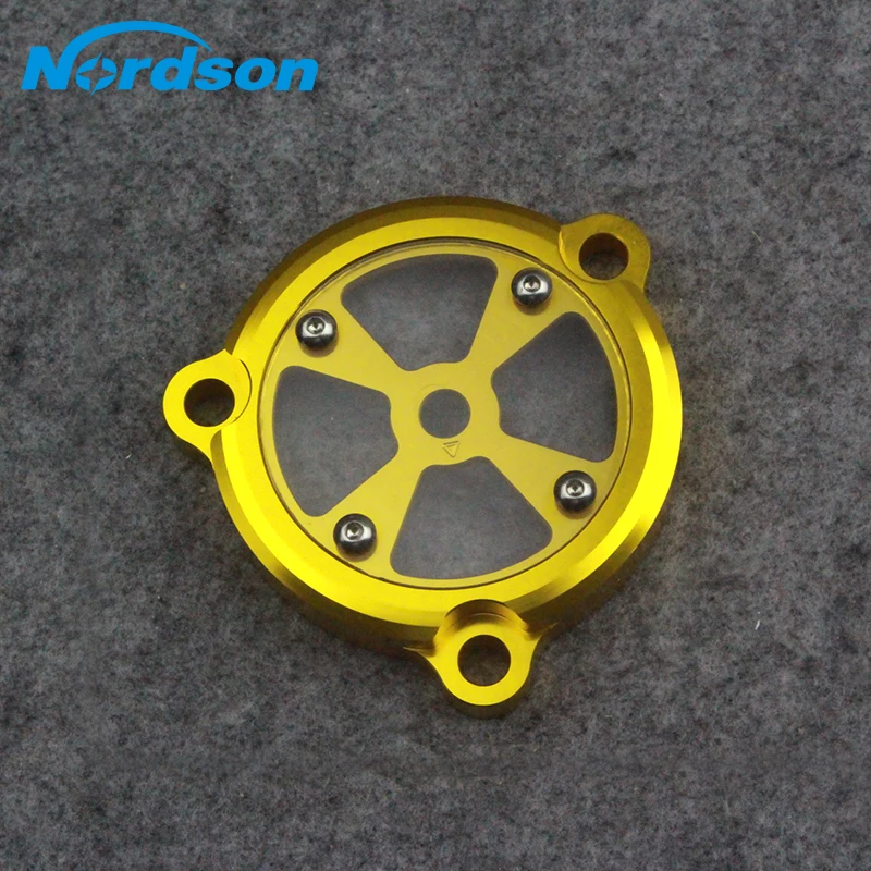 Durable Metal Gold Aluminum Motorcycle Engine Fixed Stator Protective Cover Set Decoration  For Yamaha T-Max TMax 530 2012 2013