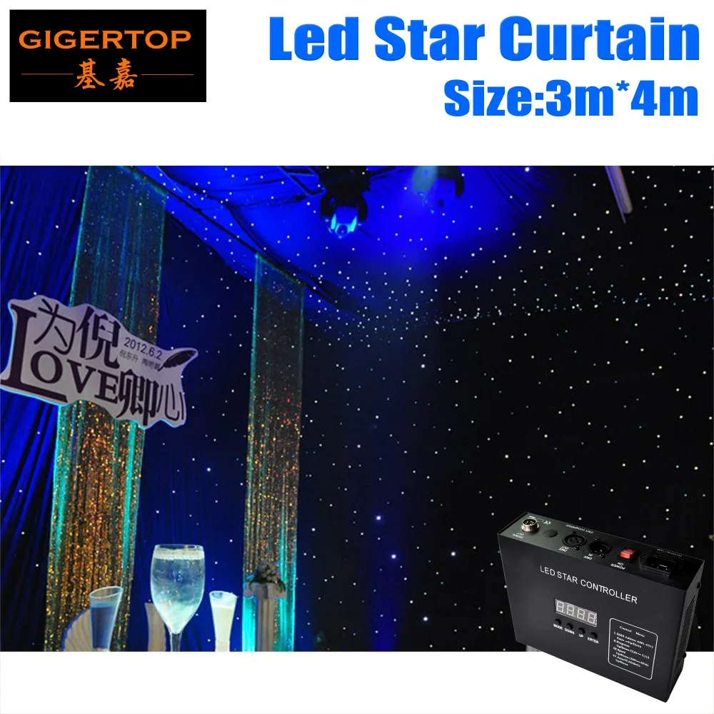 

3Mx4M Led Star Curtain 240pcs Color Mixing RGB/RGBW For Stage Background LED Backdrops LED Curtain Screen