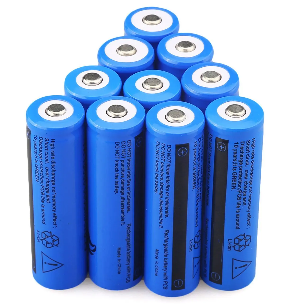 New 18650 Battery 3.7V 5000mAh 18650 Rechargeable Li-ion Batteria for LED Flashlight Pen Laser bateria 18650 5000mah