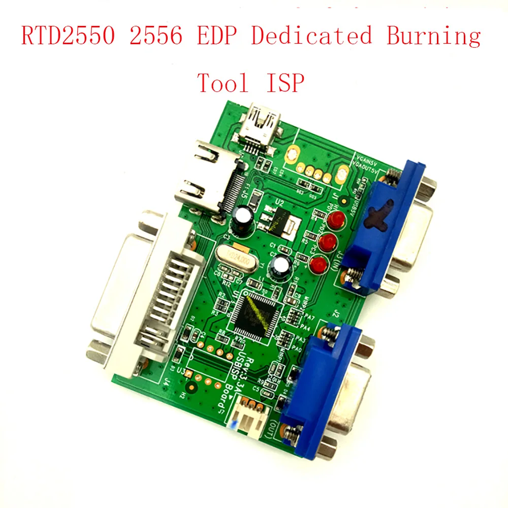 LCD driver board Programmer ISP  Burnning Tools  Special  For RTD2550 2256 EDP Driver Board