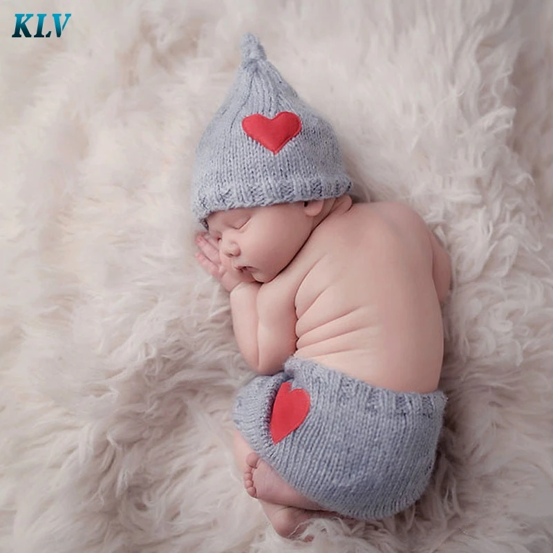 Hot Selling Newborn Baby Boys Girls Cute Crochet Knit Costume Prop Outfits Photo Photography #330