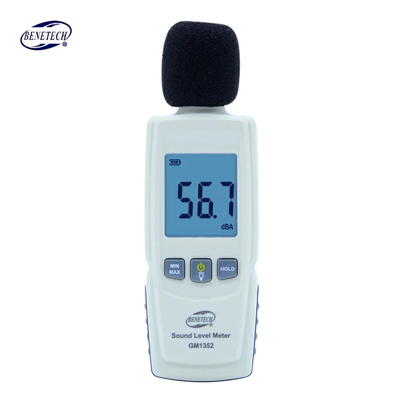 Fonometro digitale tester di rumore dB decibel meter in decibel rumore rilevatore Audio microfono automatico GM1352 30-130dB