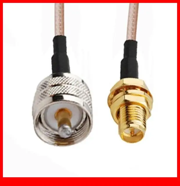 

10 pcs 15CM Antenna Extension cable RP-SMA Female to UHF Male RG316