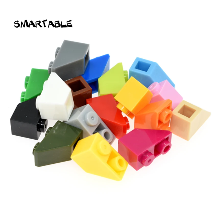 Smartable الطوب المنحدر مقلوب 45 2x1 اللبنات MOC جزء لعبة للطفل الإبداعية متوافق جميع الماركات 3665 80 قطعة/الوحدة